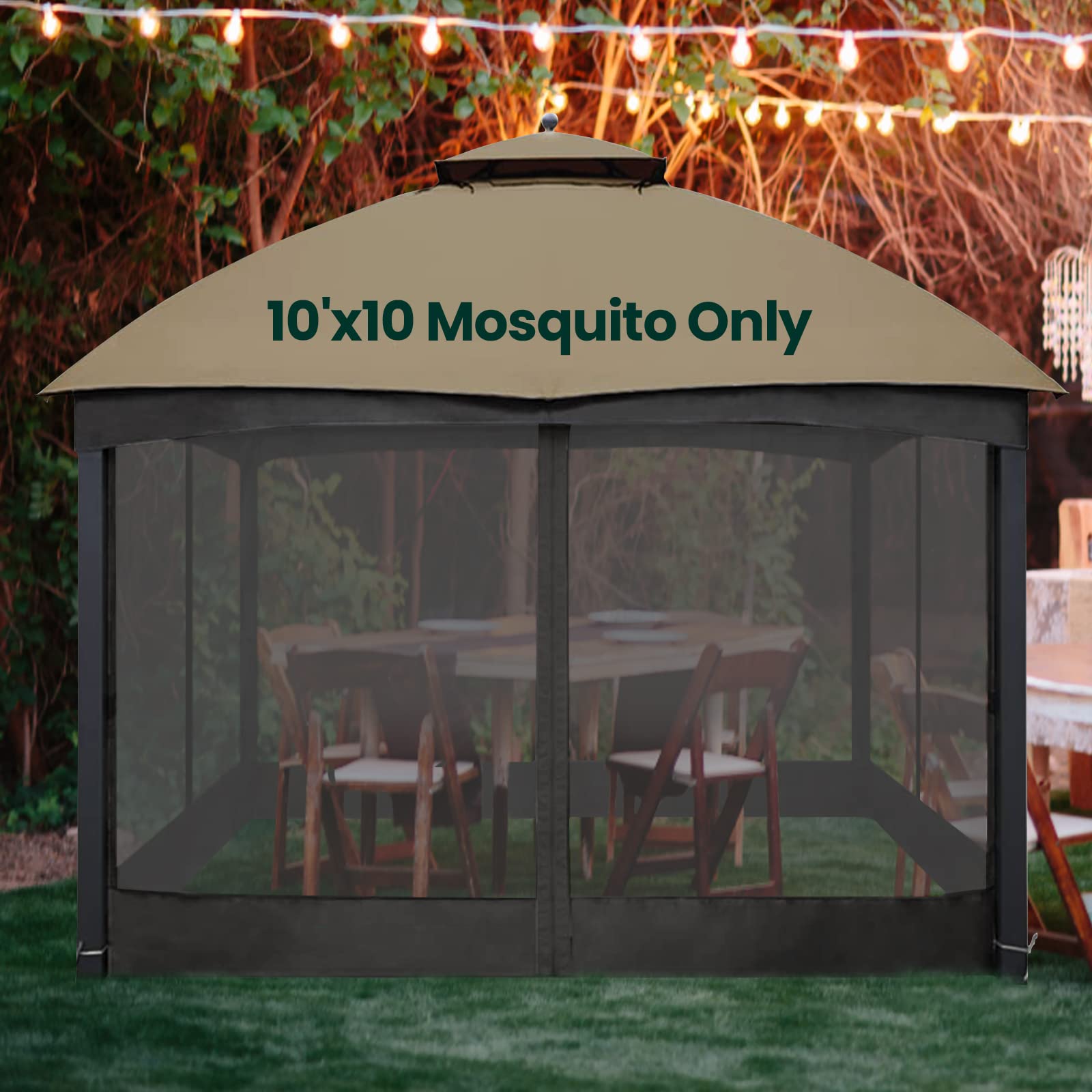 OLILAWN durable material resists wind and wear during outdoor use