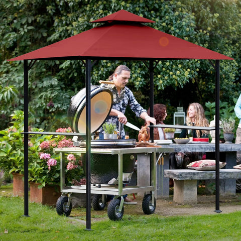 OLILAWN model L-GG001PST-F fitment check ensures proper canopy fit.