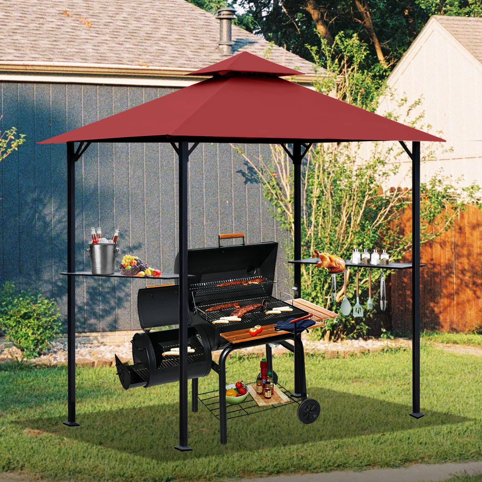 OLILAWN UV protection blocks 99% of harmful rays.
