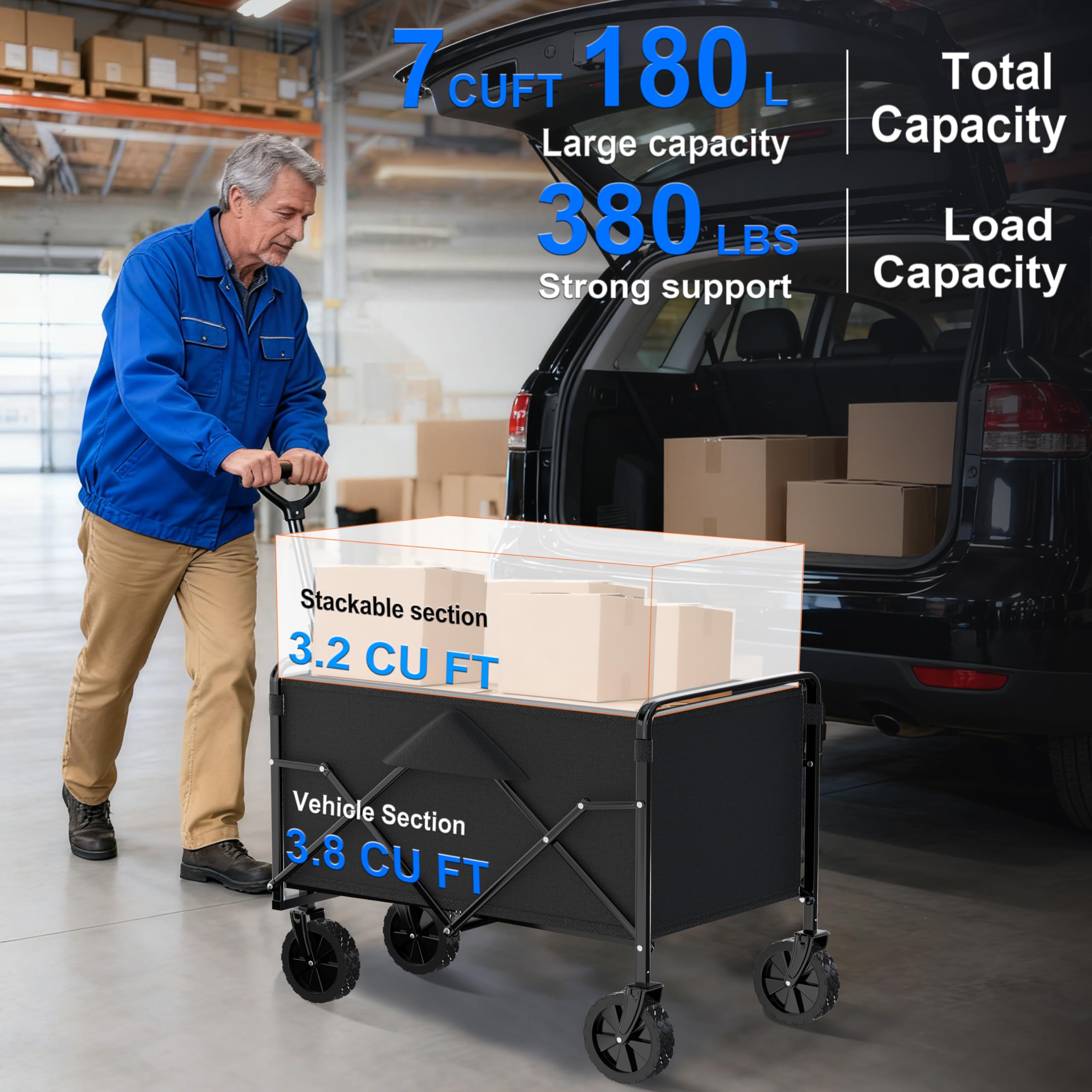 Olioliyou vertical storage for car boot makes storage neat after trips.