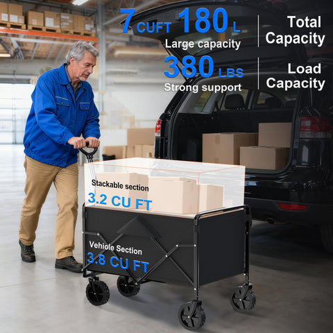 Olioliyou vertical storage for car boot makes storage neat after trips.