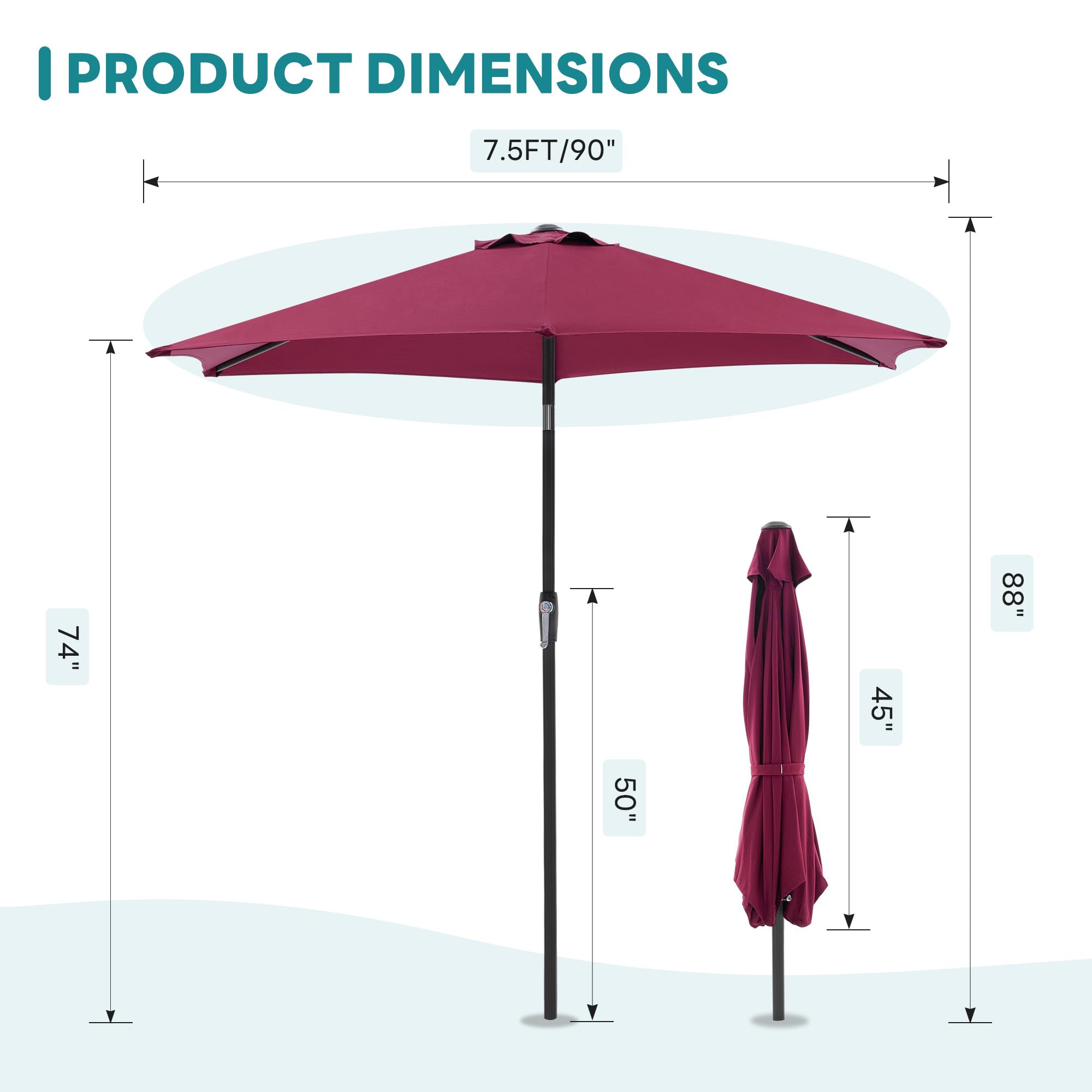 OLIXIS adjustable tilt mechanism for precise sun protection