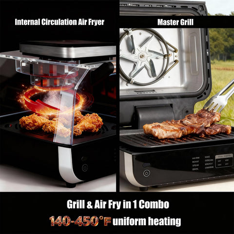 OLIXIS Electric Grill crowd capacity scene highlights ideal backyard entertaining.