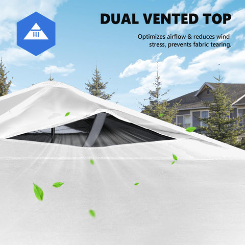 OLIXIS flame-retardant canopy top for safer shelter