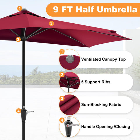 OLIXIS top vent on scalloped red canopy enhances airflow
