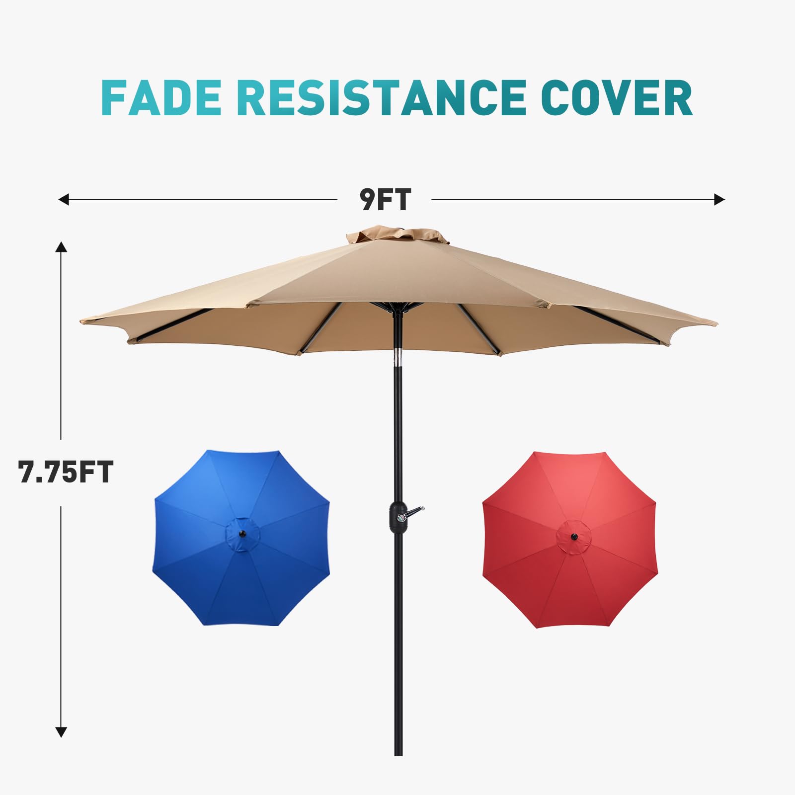 OLIXIS outdoor umbrella enhances patio setup for outdoor spaces