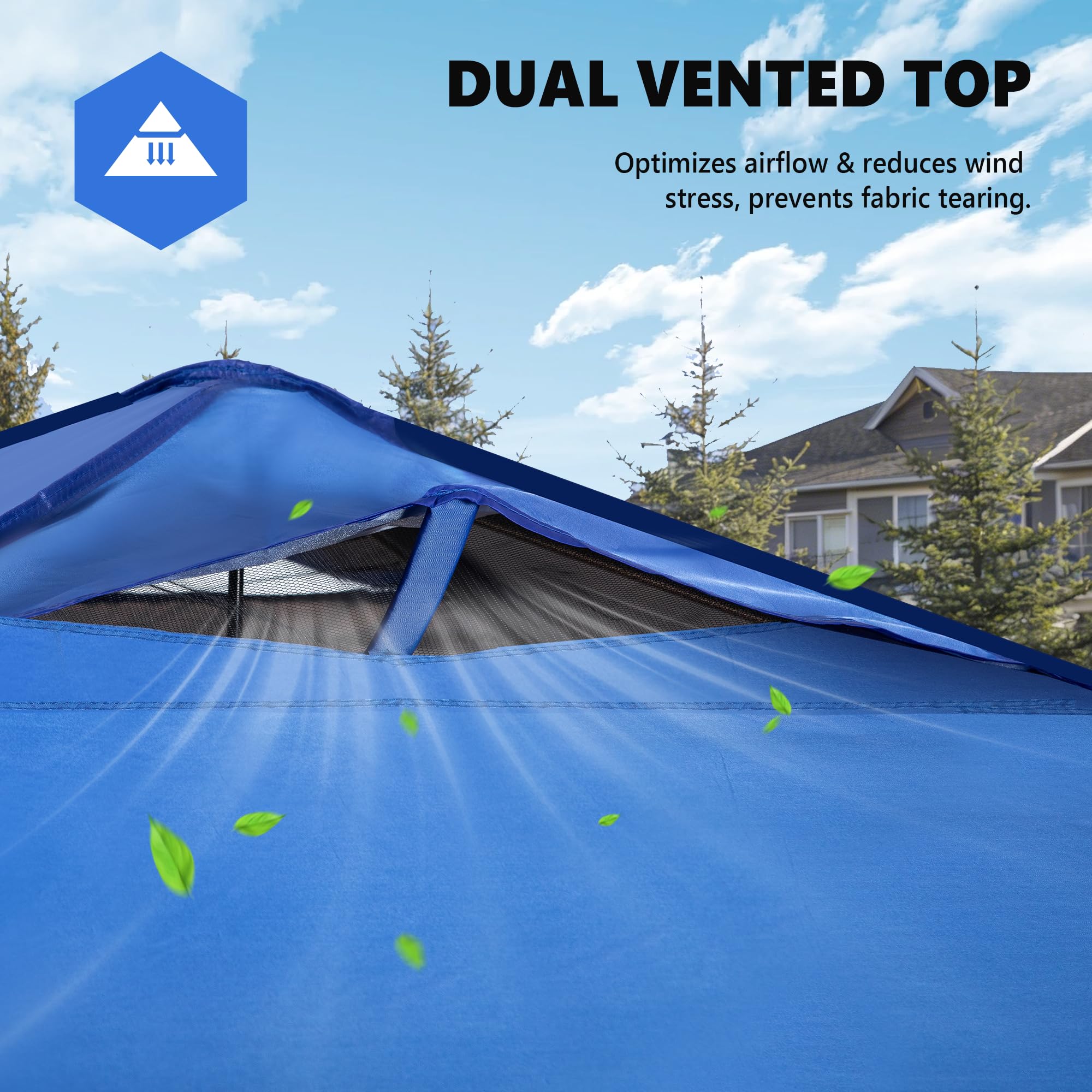 OLIXIS powder-coated frame resists rust for lasting outdoor use.