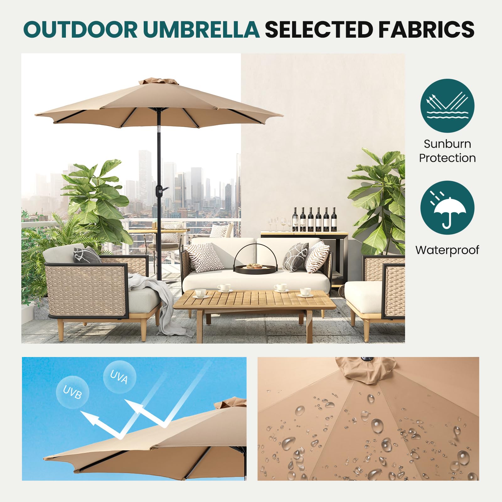 OLIXIS vented canopy promotes airflow for cooler shade