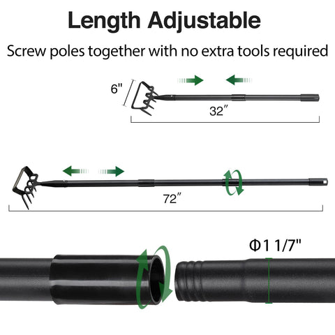 Oliynedy carbon steel blade delivers durability for frequent weeding tasks.