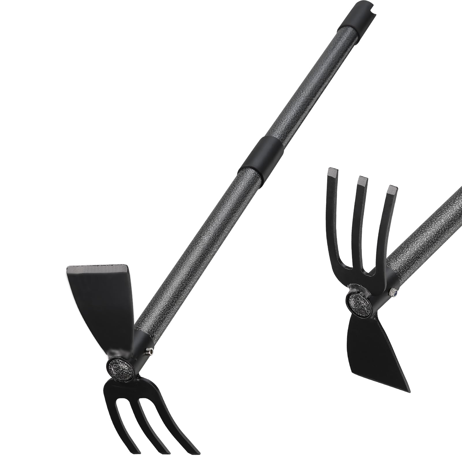 Oliynedy hoe and cultivator assembly ready for quick garden setup and use.