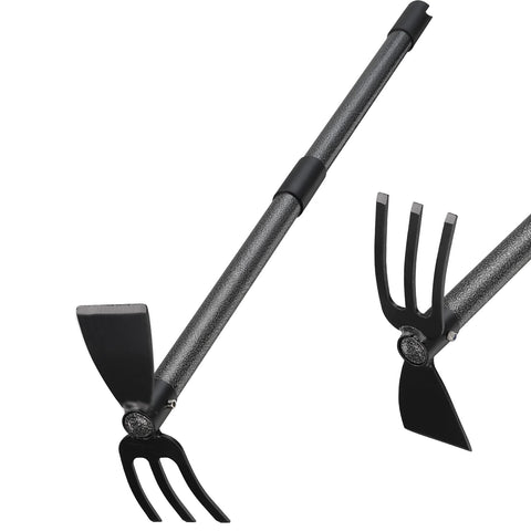Oliynedy hoe and cultivator assembly ready for quick garden setup and use.