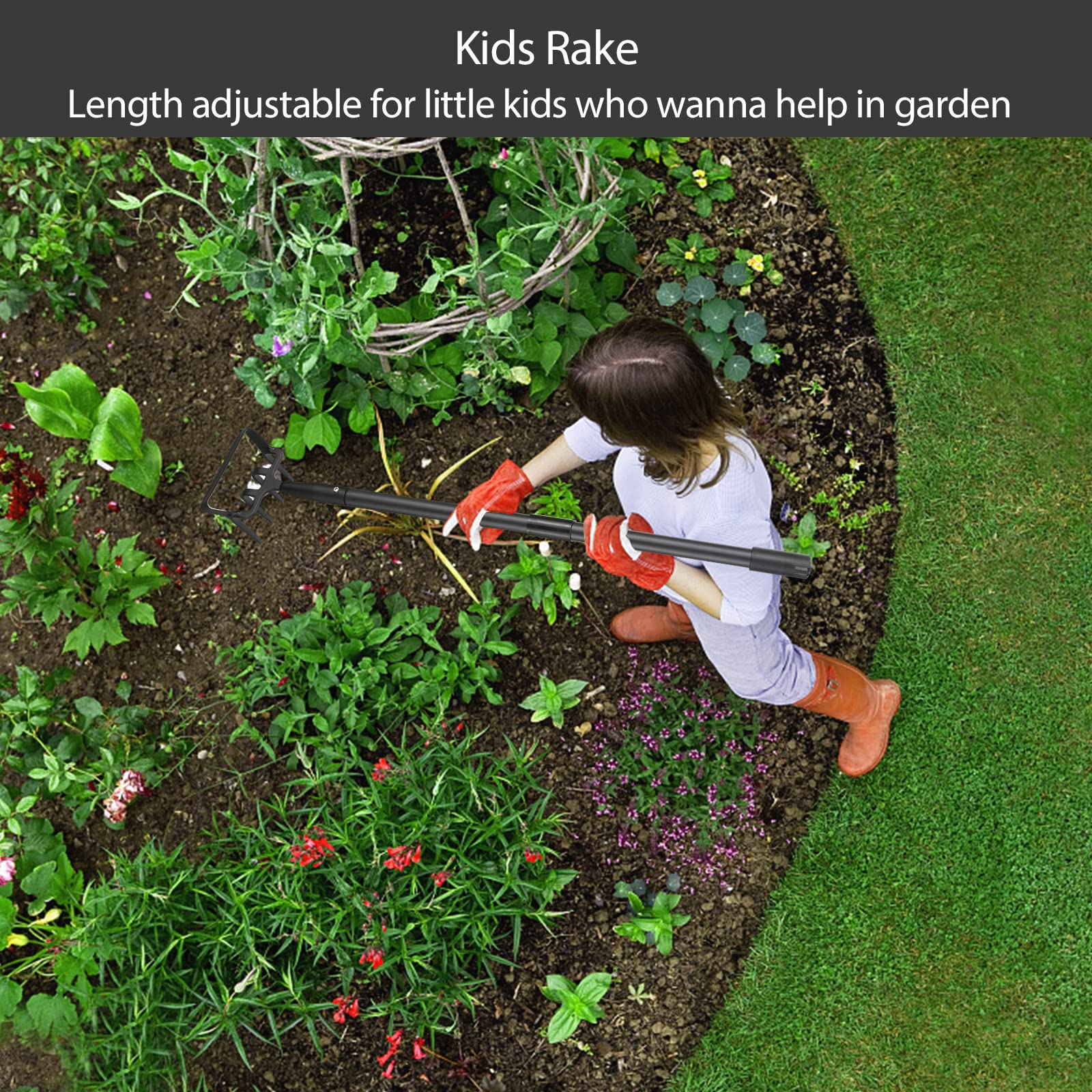 Oliynedy long handle is easy to assemble and fits tight spots.