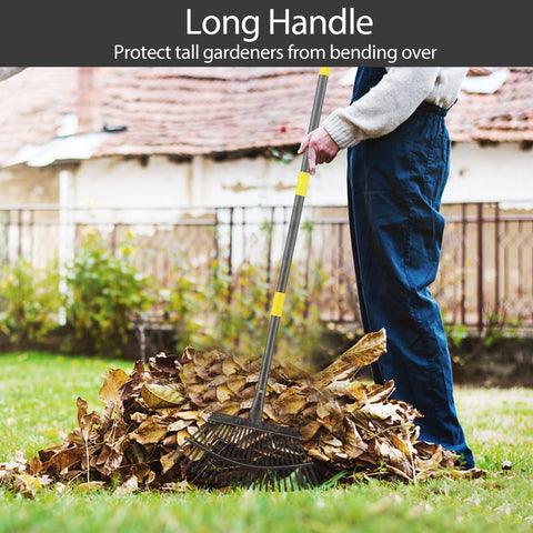 Oliynedy rustproof steel rake built for heavy yard work and durability
