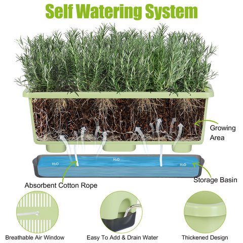 Oliz planter design emphasizes drainage holes and air holes for airflow.