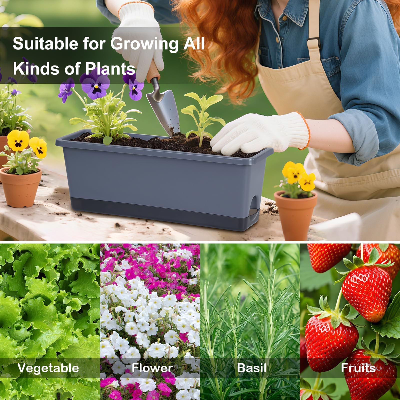 Oliz pot bottom with drainage holes and air-flow design.
