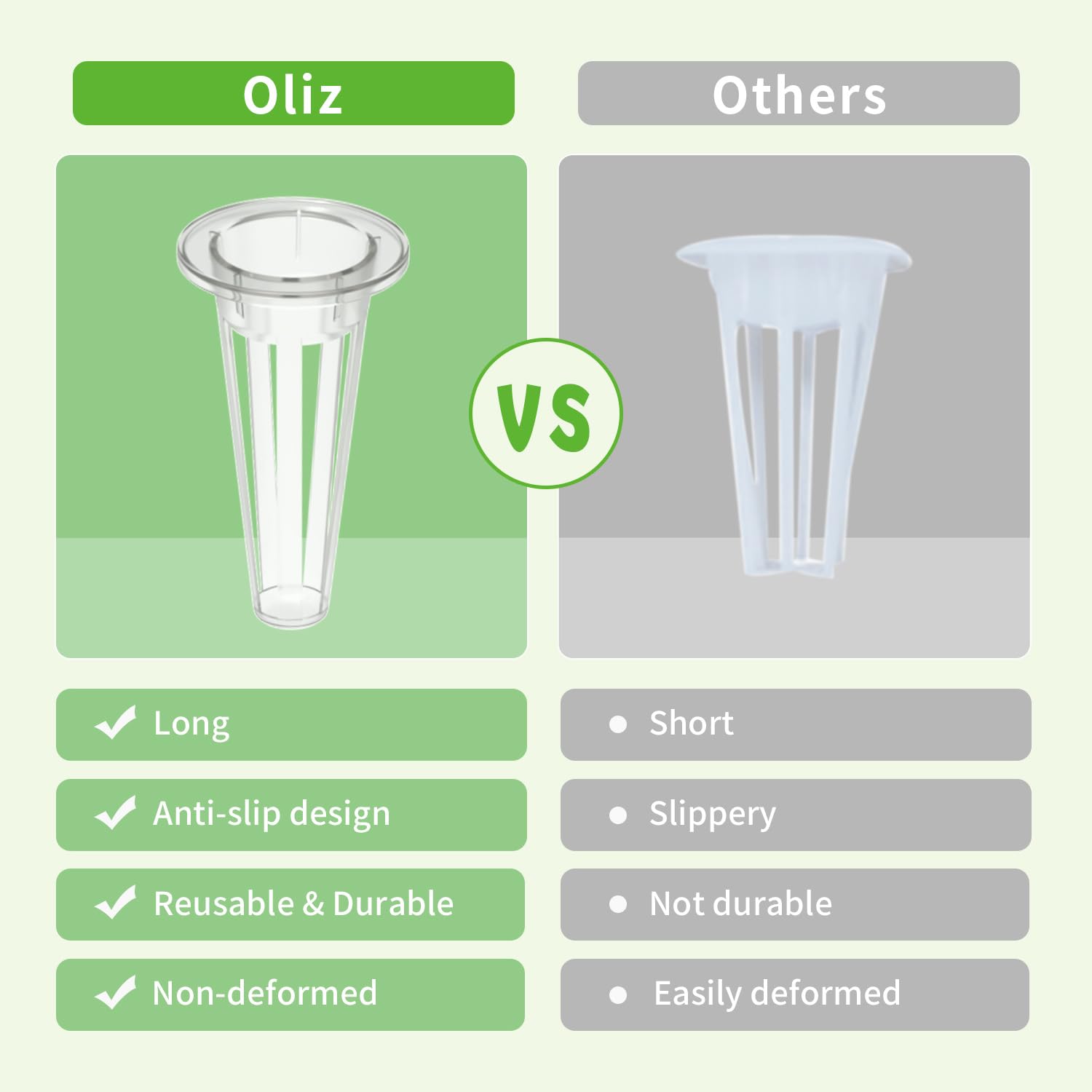 Oliz grow basket with slotted design supports healthy root growth and airflow.