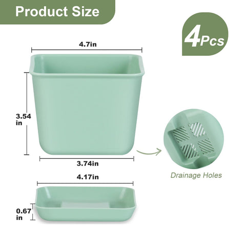 Oliz water reservoir simplifies bottom watering for consistent moisture.