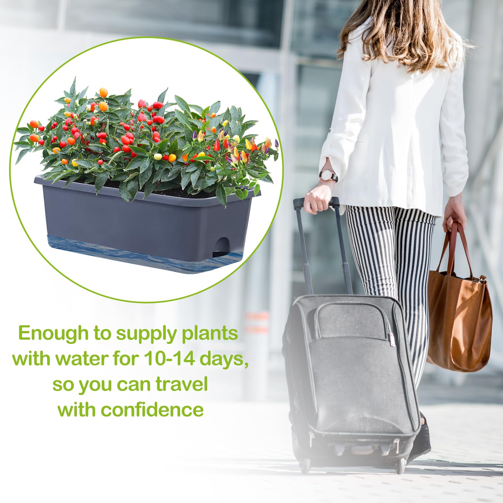 Oliz premium PP material planter designed for outdoor and indoor use