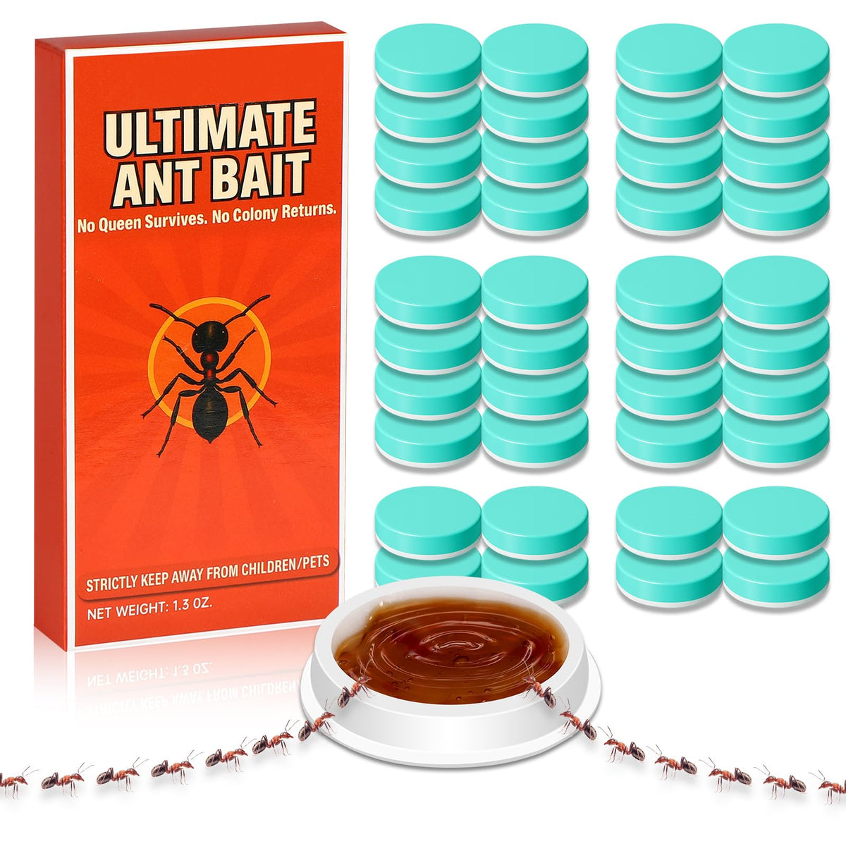 Olougda ant repellent gel bait packaging ready for quick setup and long-lasting protection.