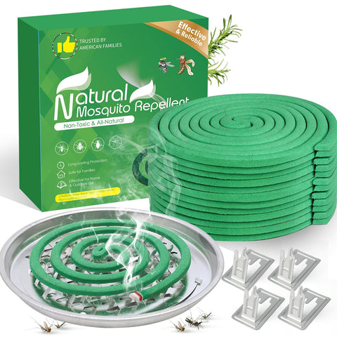 Olougda extra-strong mosquito coils 24-pack box for outdoor protection during gatherings.
