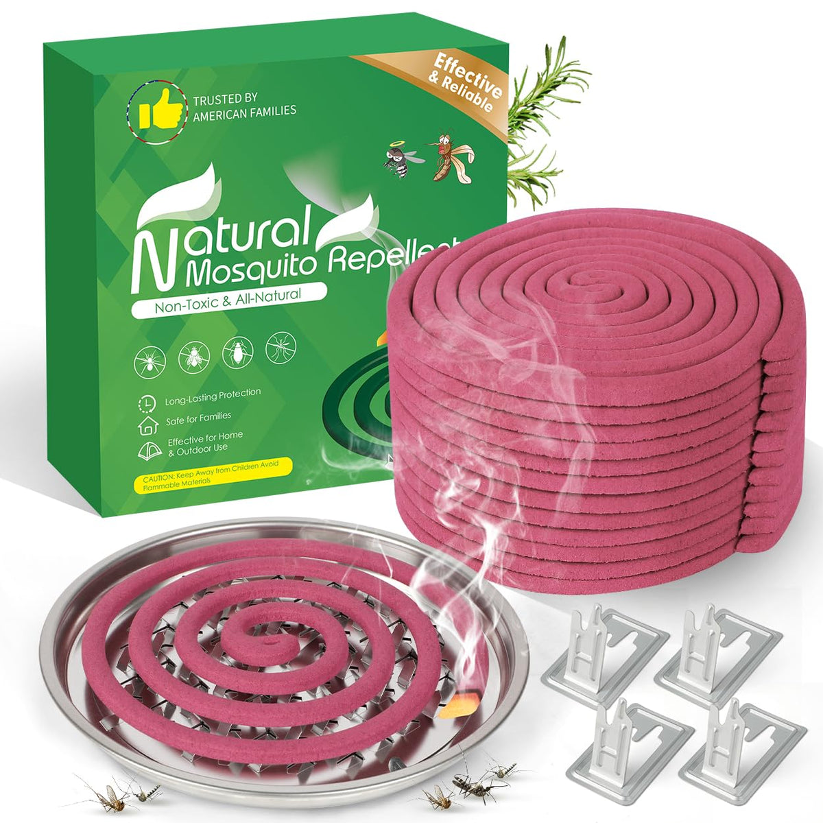 Olougda Extra Strong Mosquito Coils 24-pack for outdoor protection