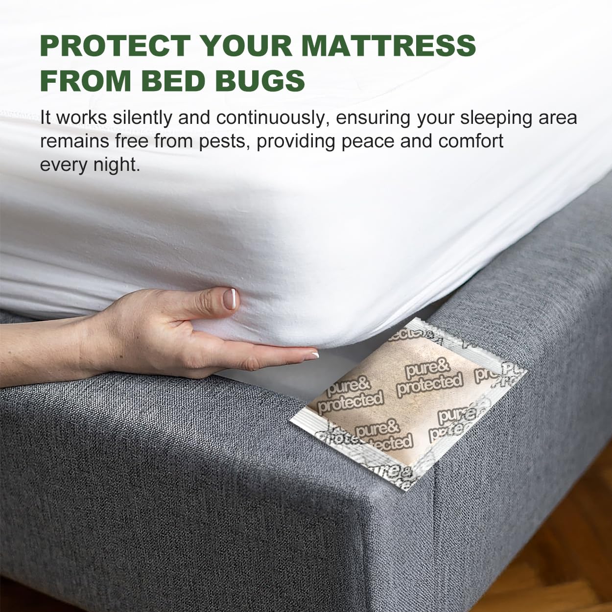 Olougda pouch placed in luggage provides travel-friendly, odor-free protection.