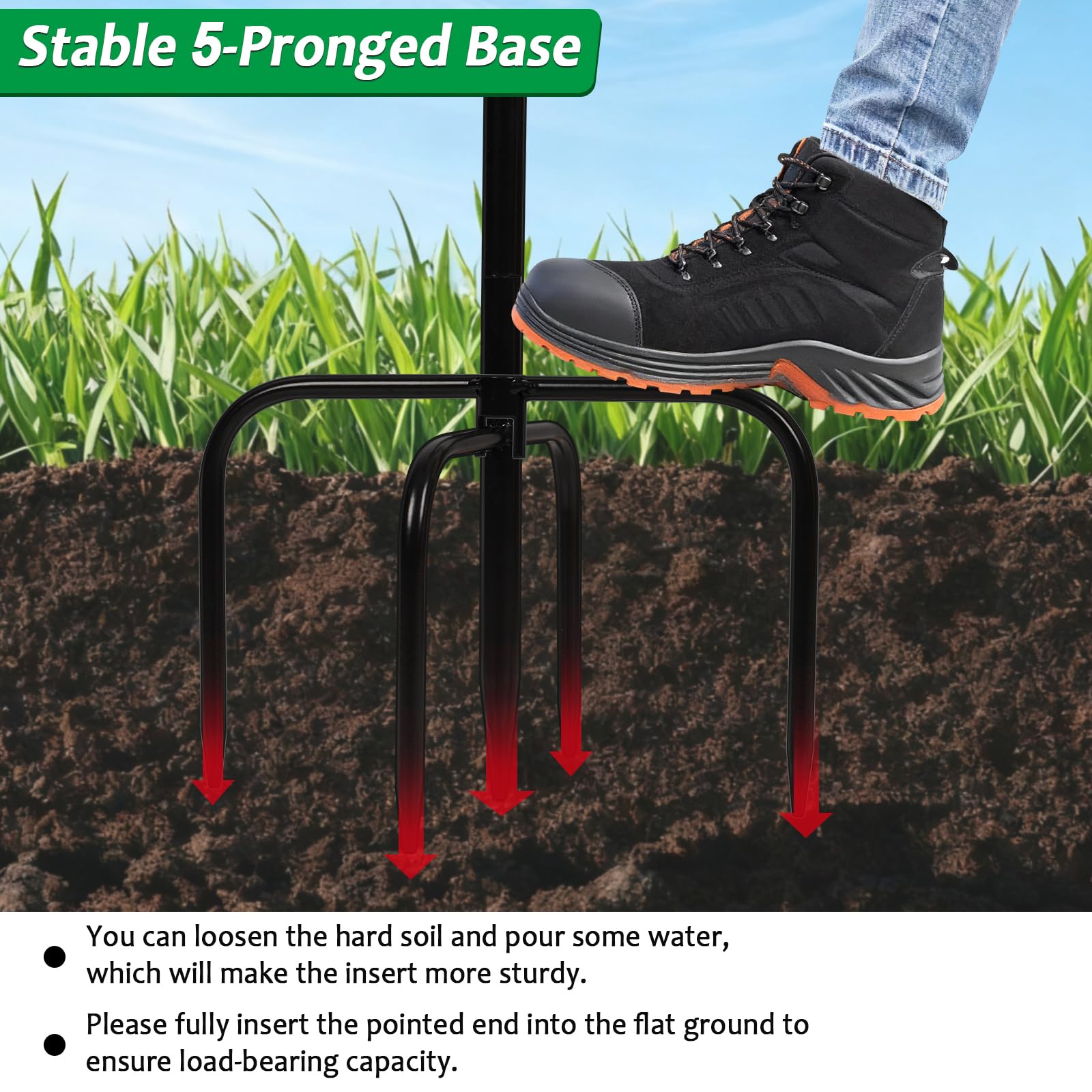 Olpchee bird bath heavy base provides stability in wind
