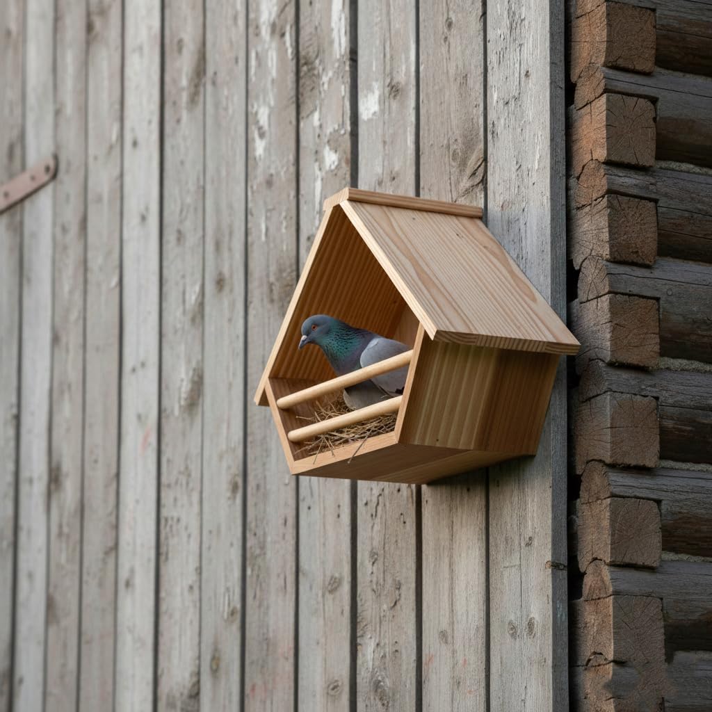 Oltara Cedar Mourning Dove Box closeup of natural cedar craftsmanship.