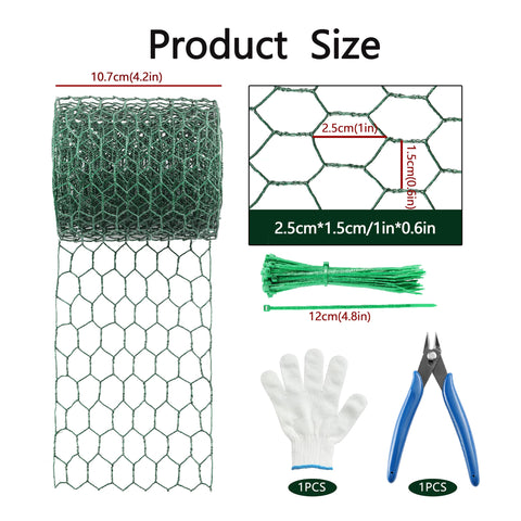 OLULU galvanized steel chicken wire mesh hexagonal grid for light garden fencing