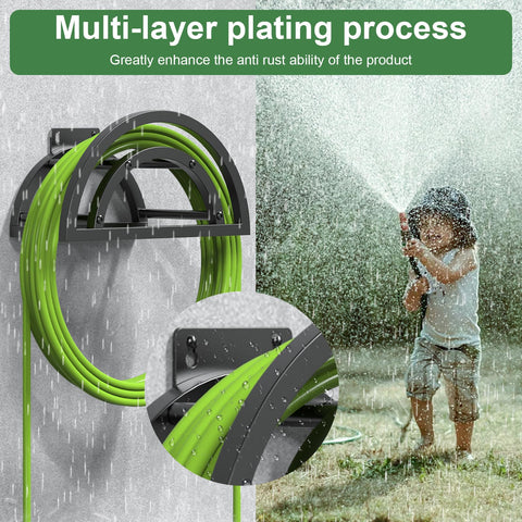OLV arch-design hose holder fits various hoses without kinks.