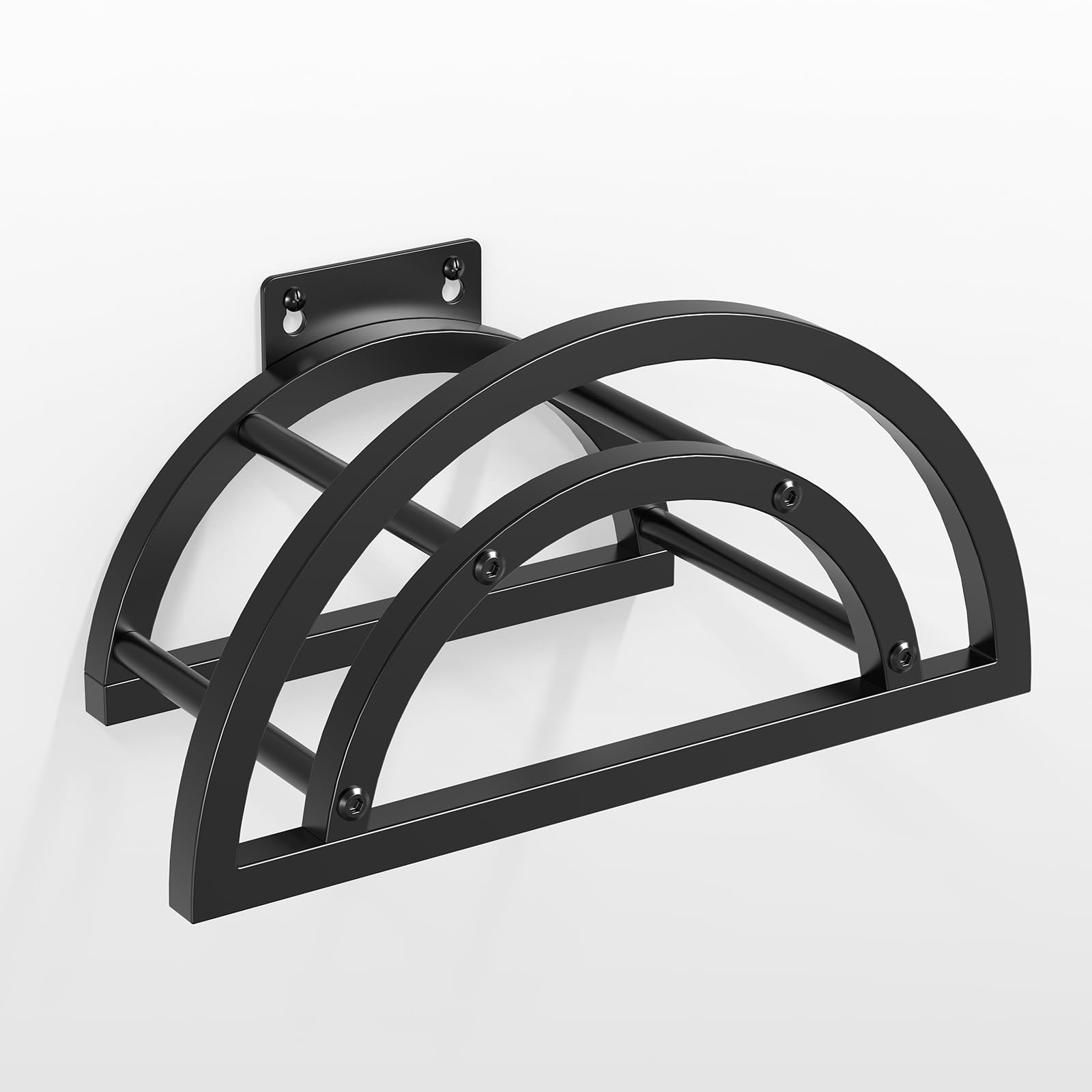 OLV hose holder wall mount supports long hoses up to 125 feet for tidy storage.