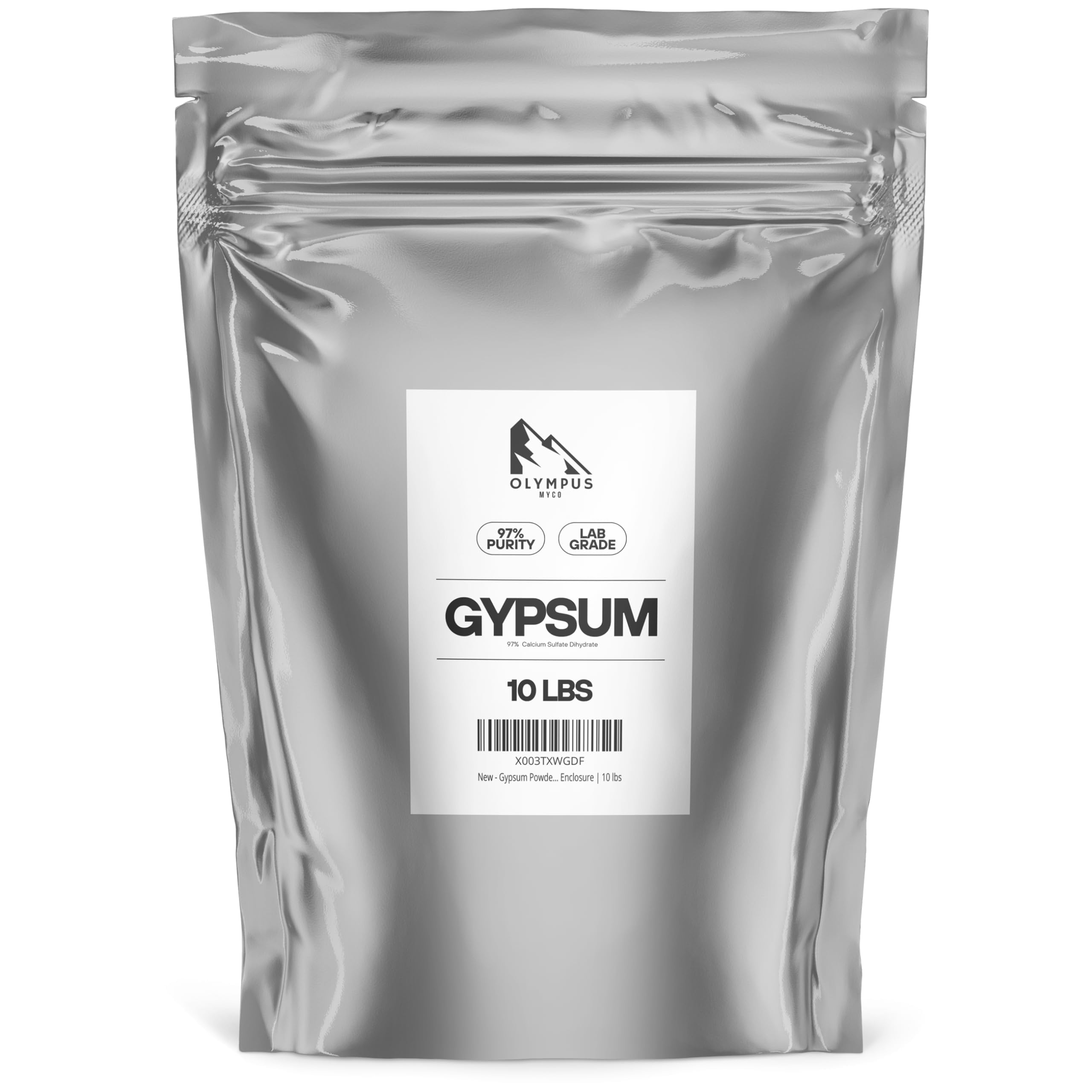 Olympus Myco gypsum powder for substrate pour supports balanced calcium and sulfur for mushrooms