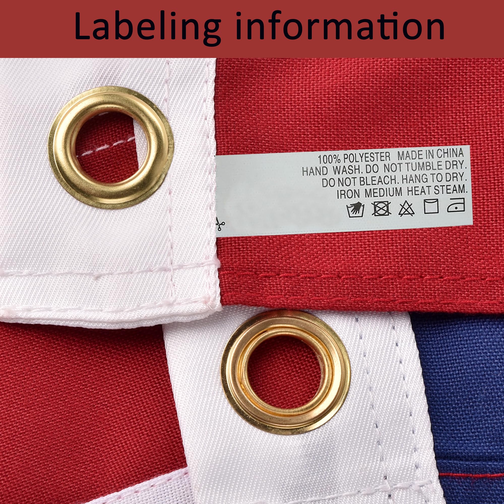 Olynese 4x6 flag designed for secure mounting on poles or walls