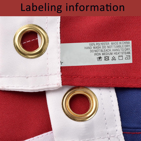 Olynese 4x6 flag designed for secure mounting on poles or walls