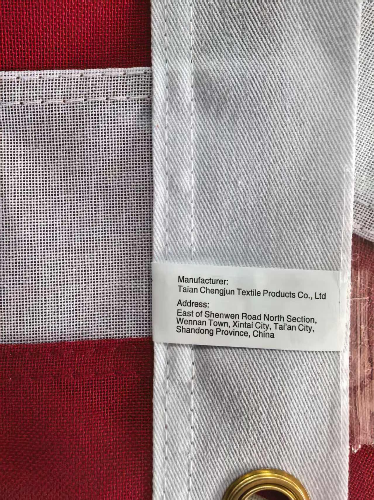 OLYNIK outdoor flag designed for high wind and rain