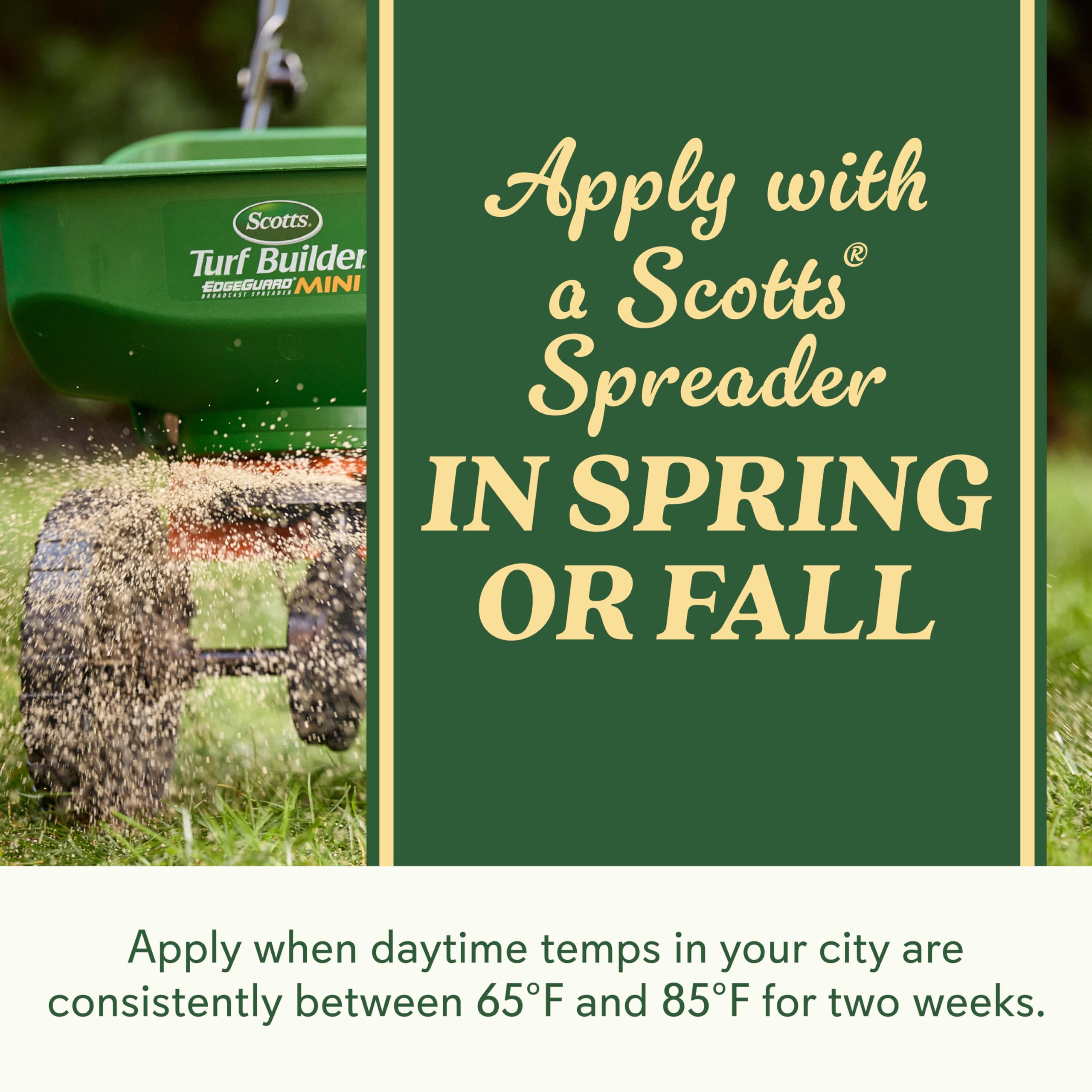 People and pets-friendly use of OM Scott Tall Fescue Blend when directed.