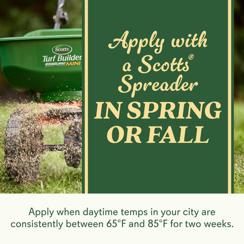 People and pets-friendly use of OM Scott Tall Fescue Blend when directed.