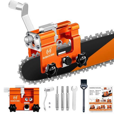 OMCCHK chainsaw sharpener jig exterior view for portable outdoor use