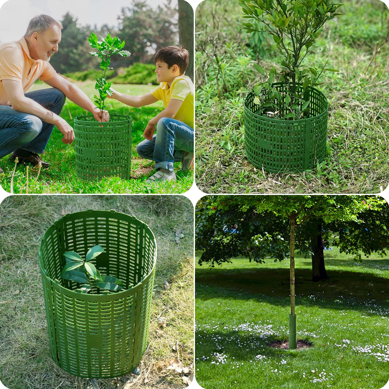 Omirome protection suitable for deer, lawn equipment, and garden features.