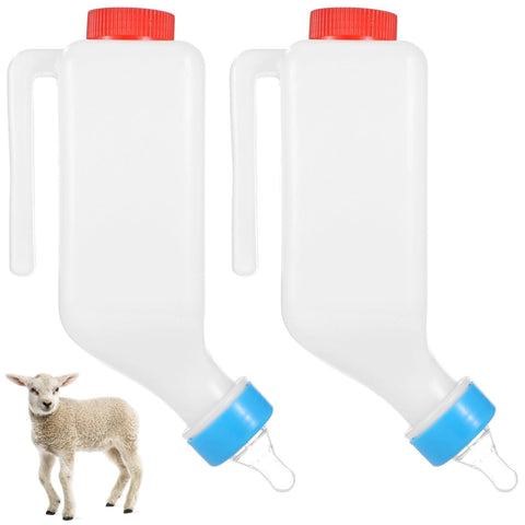OMISTAR 2pcs 27oz lamb feeding bottles with hanging design for hands-free feeding