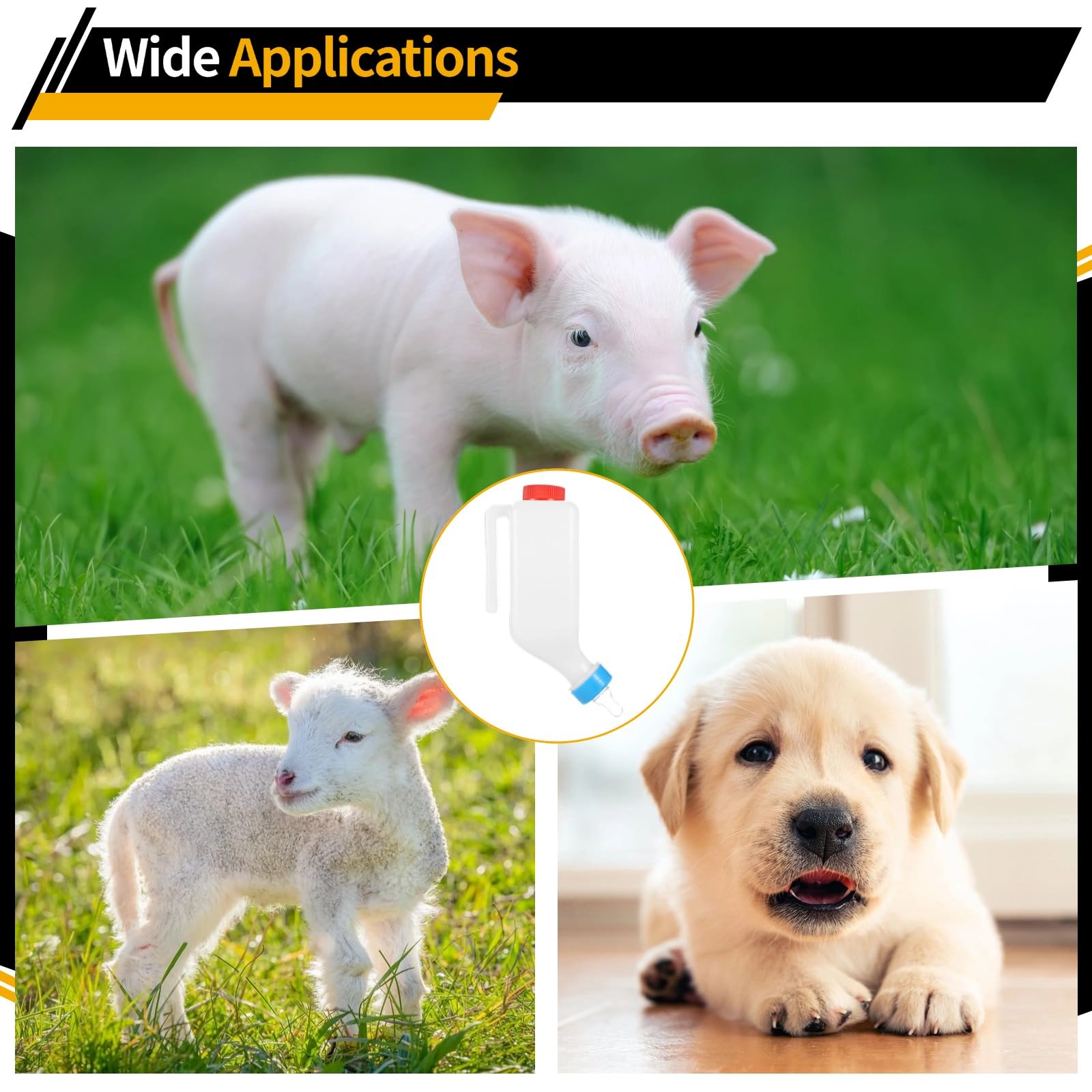 OMISTAR clear measurement markings to monitor each feeding