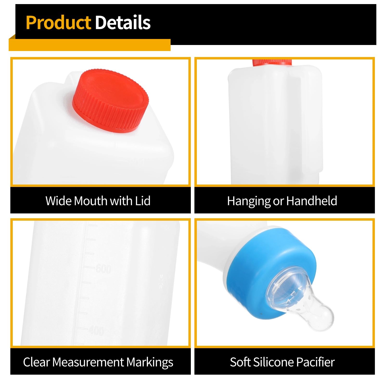 OMISTAR hang upside down feeding bottle for stable, hands-free operation