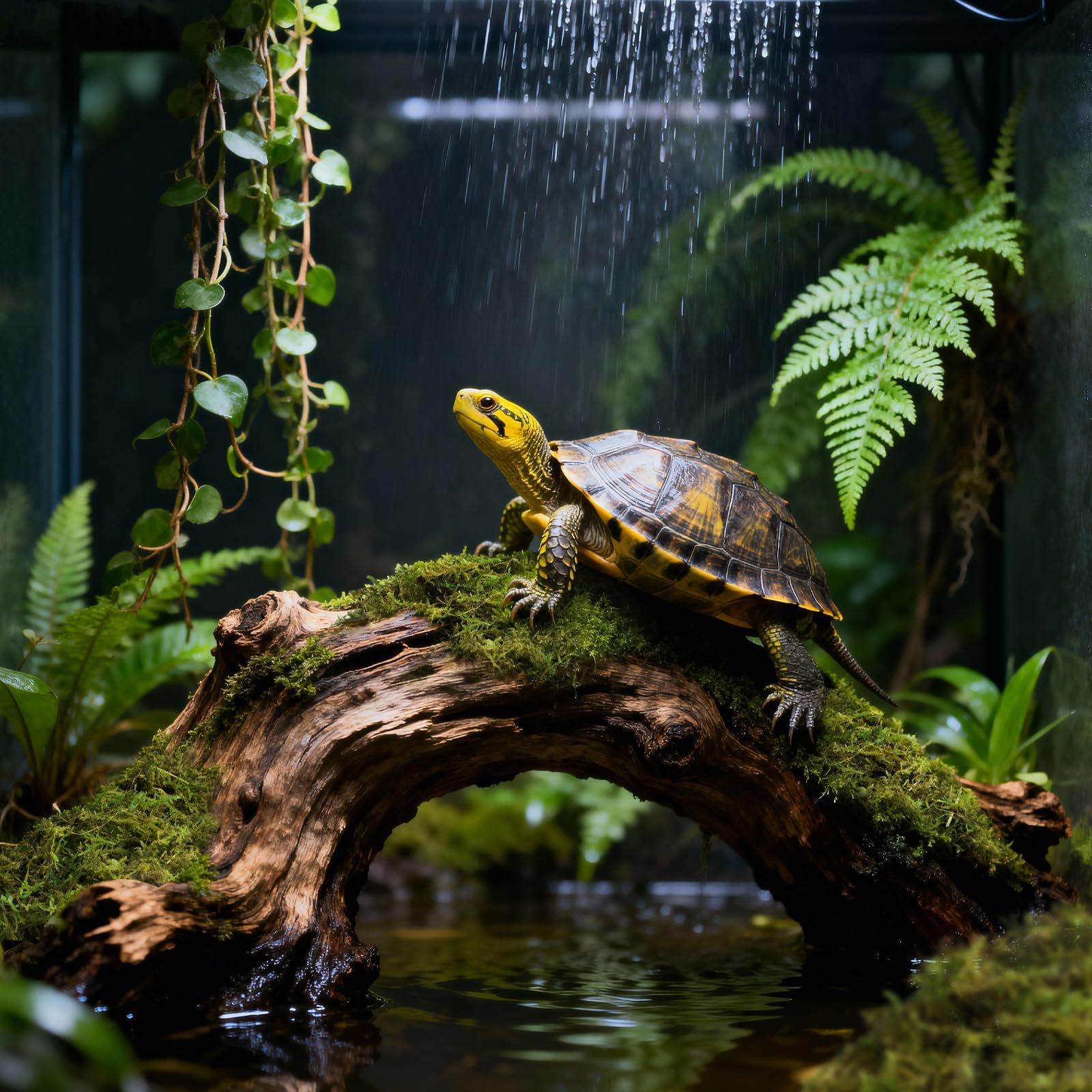 Omitgoter moss reptile-bedding provides natural substrate for safe habitats.