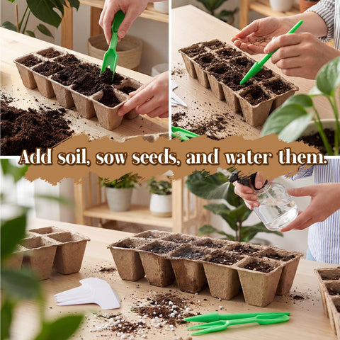 Omitgoter home garden seed start setup supports beginners and seasoned growers.