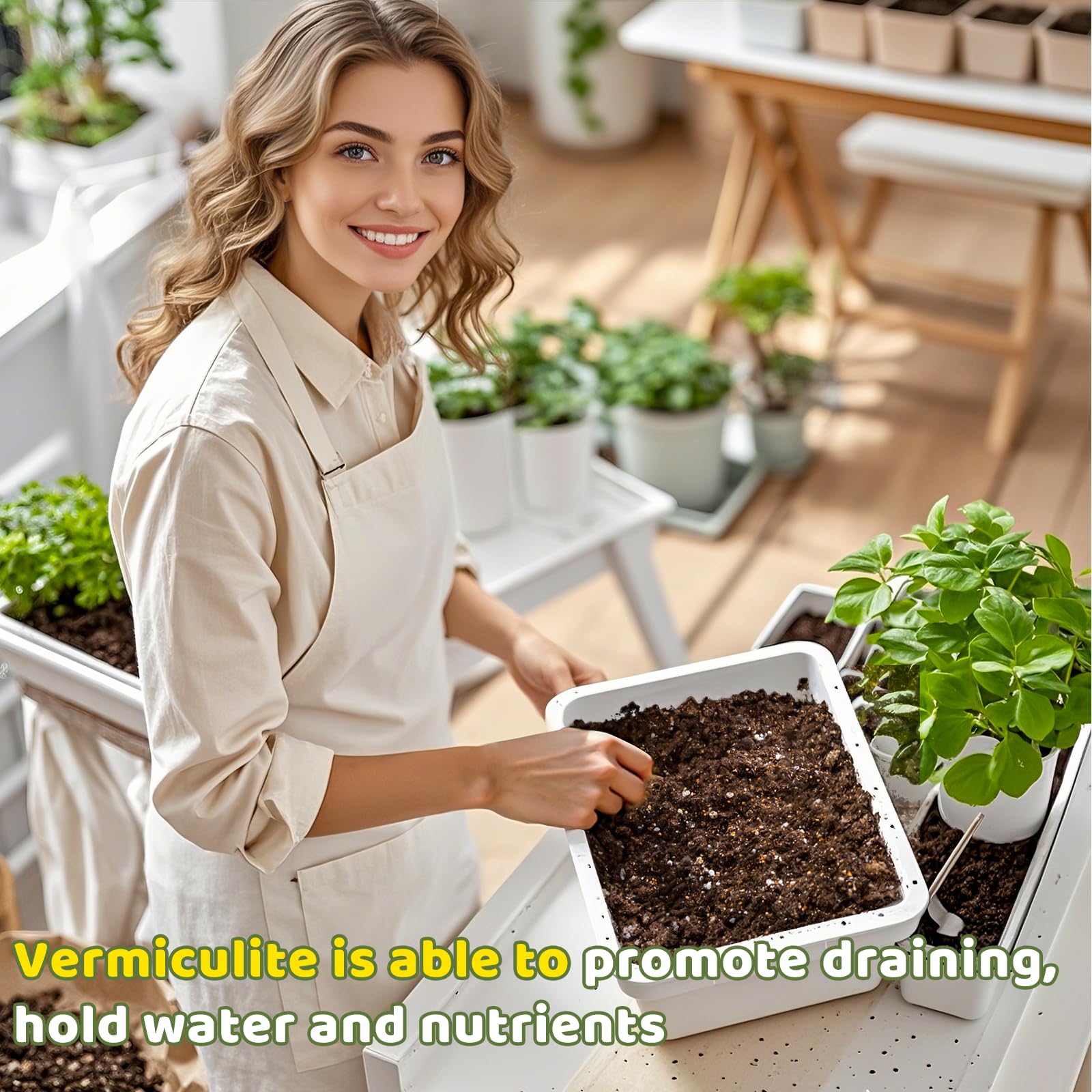 Omitgoter vermiculite propagation by cuttings context shows root-friendly soil.