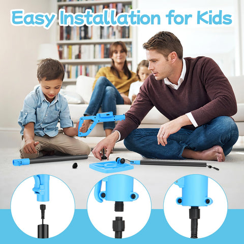 OMMO easy three step setup for quick, kid friendly use