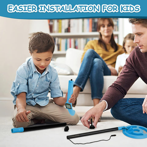 Includes 9V battery, shovel, and rake for ready-to-use explorations