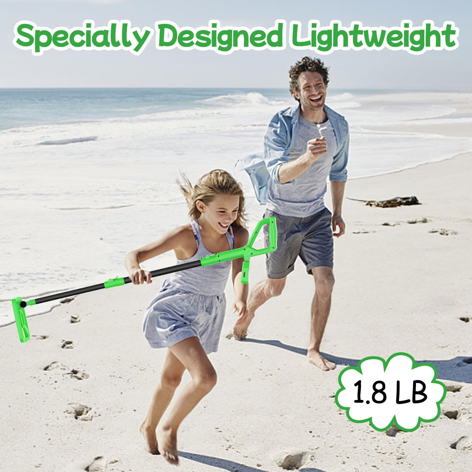 OMMO beach-sand detection ready for outdoor exploration with kids