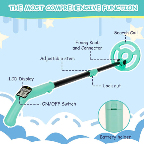 OMMO kid-friendly metal detector inspires outdoor exploration with safe gear