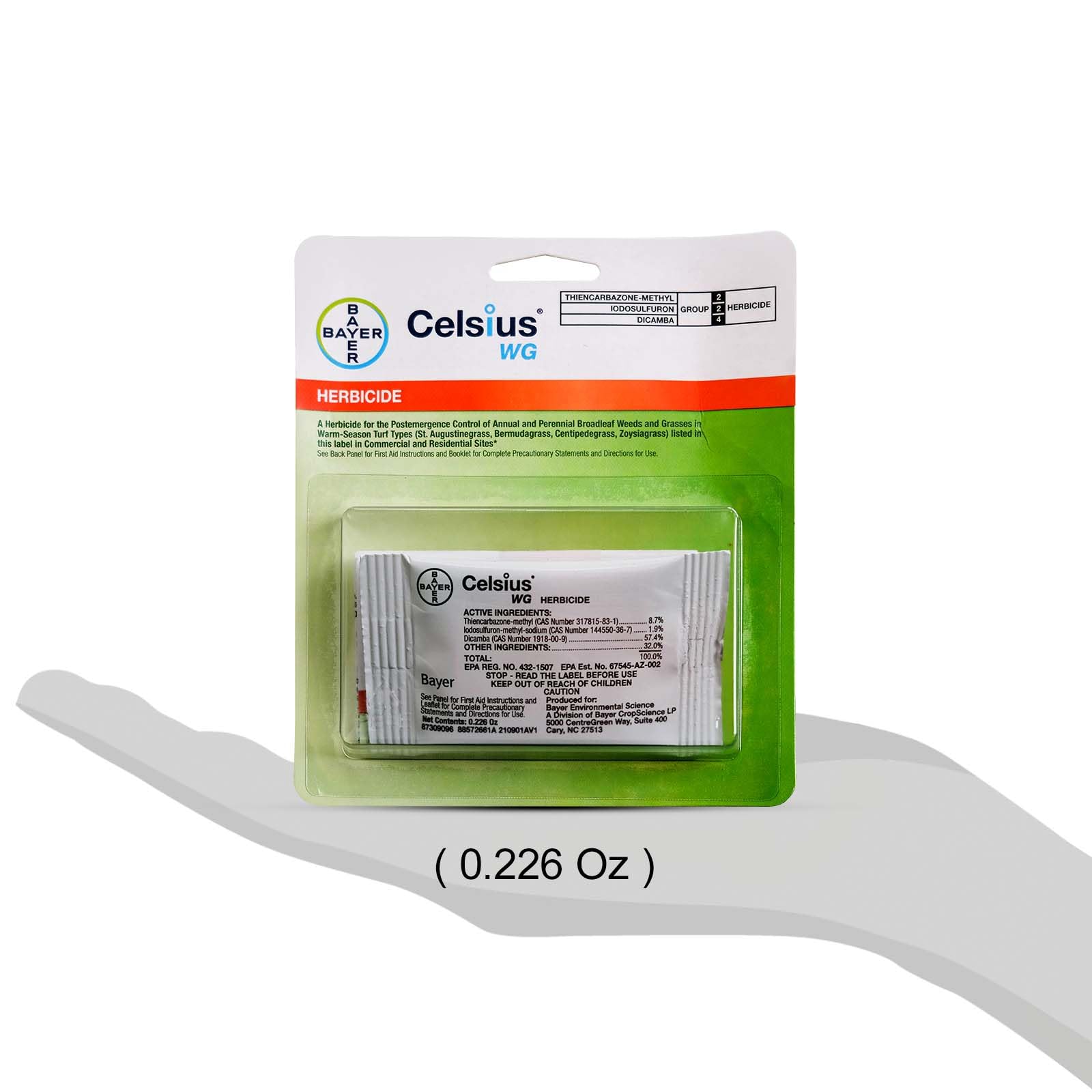 OMNI DEPOT Celsius WG safe for warm-season lawns supports versatile use across common turf types